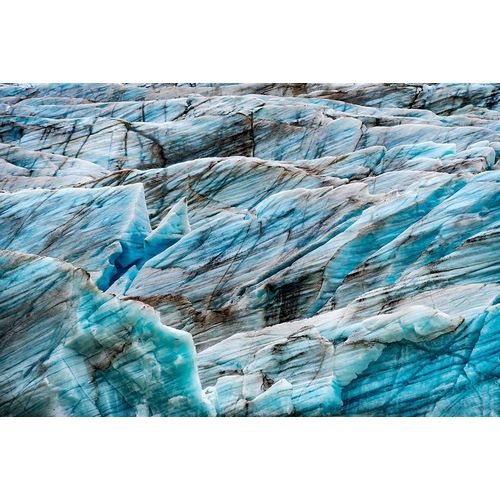 Blue Large Svinafellsjokull Glacier-Vatnajokull National Park-Iceland